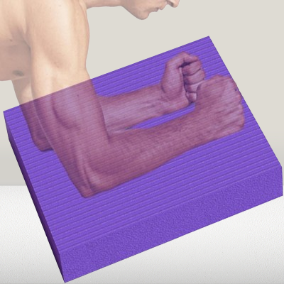 Tapis de yoga - YogaFoamMat™ - Mauve
