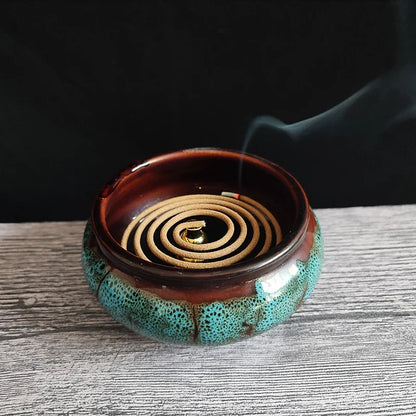 Bruleur d'Encens - CeramicIncenseBurner™ - Cyan