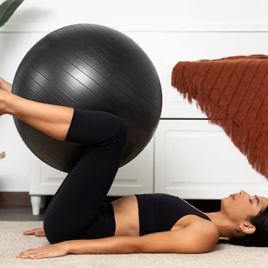 Ballon Pilates Anti-Éclatement - Yoga & Fitness | Synergie