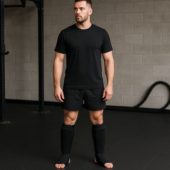 Protège Tibia Boxe - Protection Haute Performance | Synergie