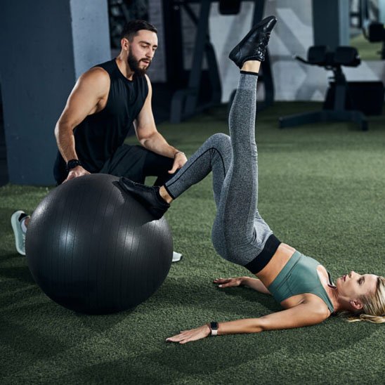 Ballon Pilates Anti-Éclatement - Yoga & Fitness | Synergie